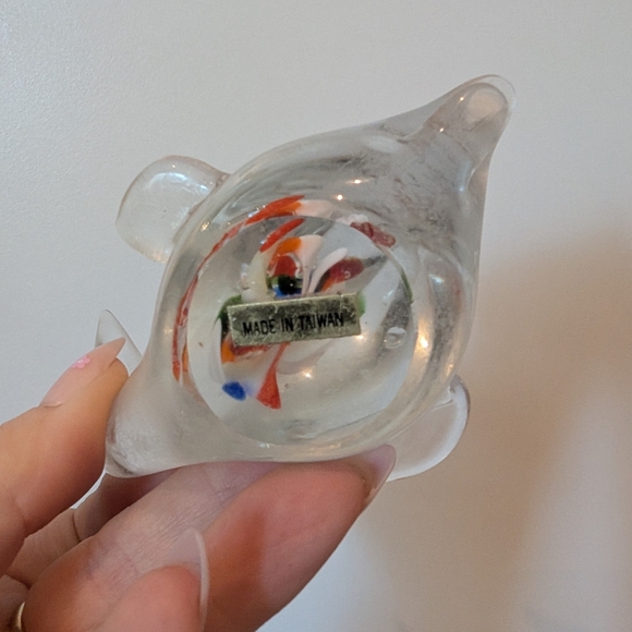 Colorful Glass Fish Figurine - Picture 4 of 7